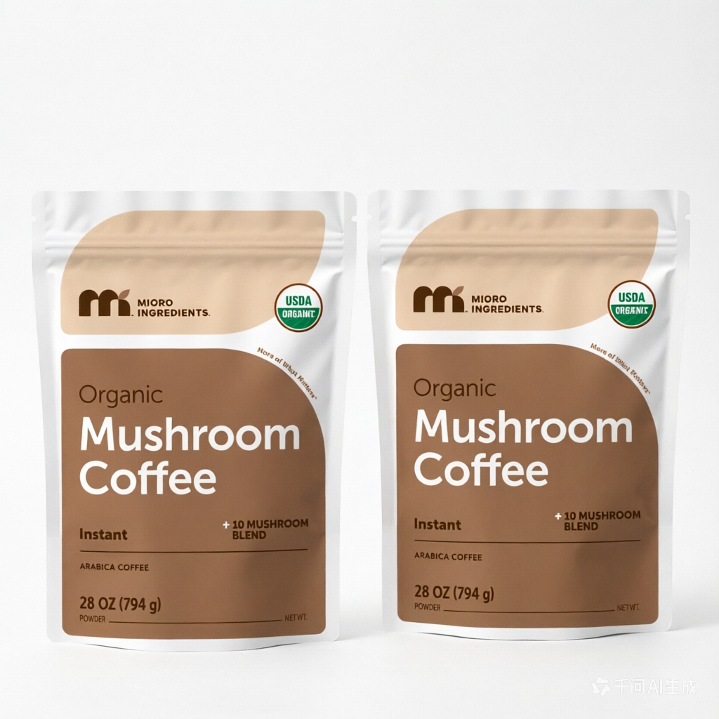 Micro Ingredients Organic Instant 10 in 1 Mushroom Coffee Powder